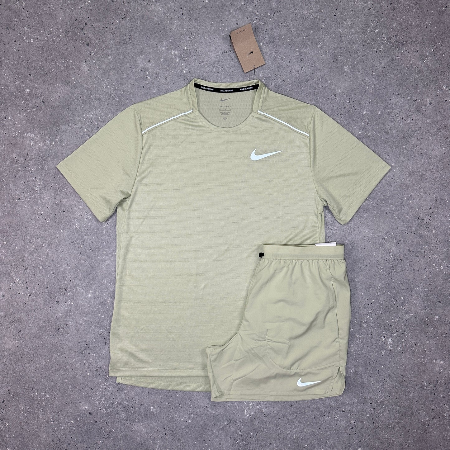 Nike Olive Aura 1.0 Miler Set