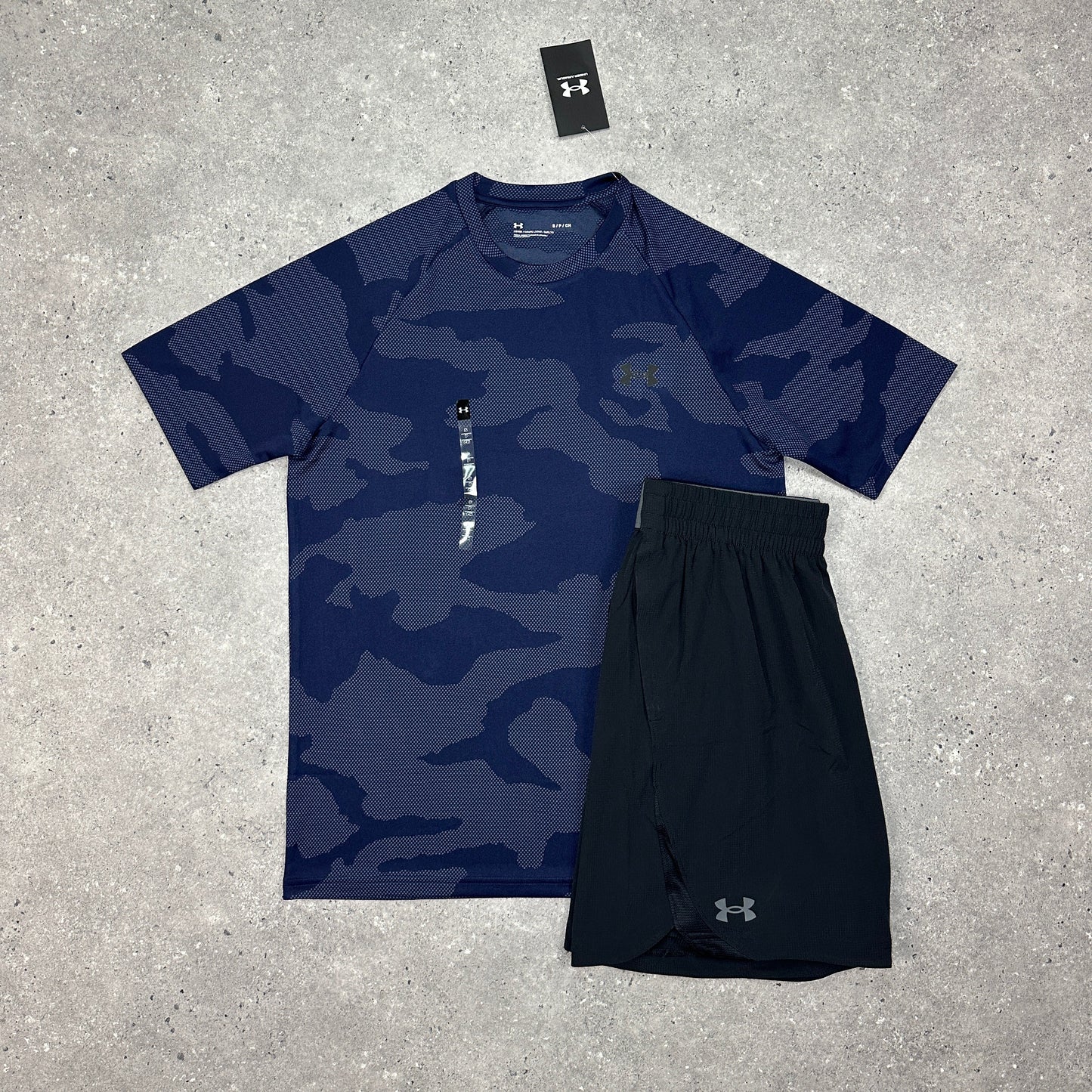 Navy Camo Under Armour Set
