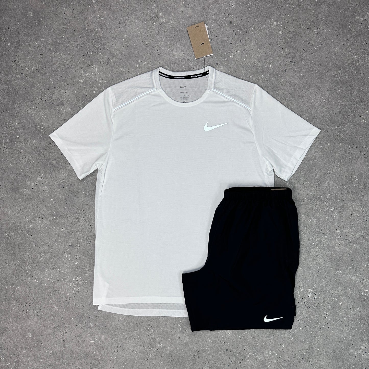 Nike White 1.0 Miler Set