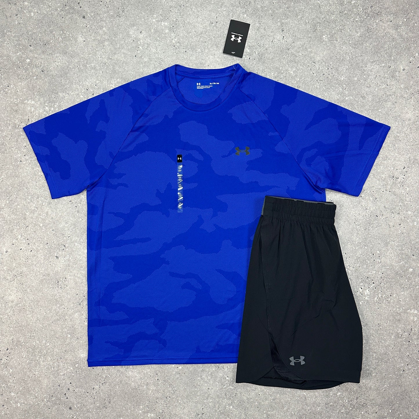 Under Armour Royal Blue Camo Set