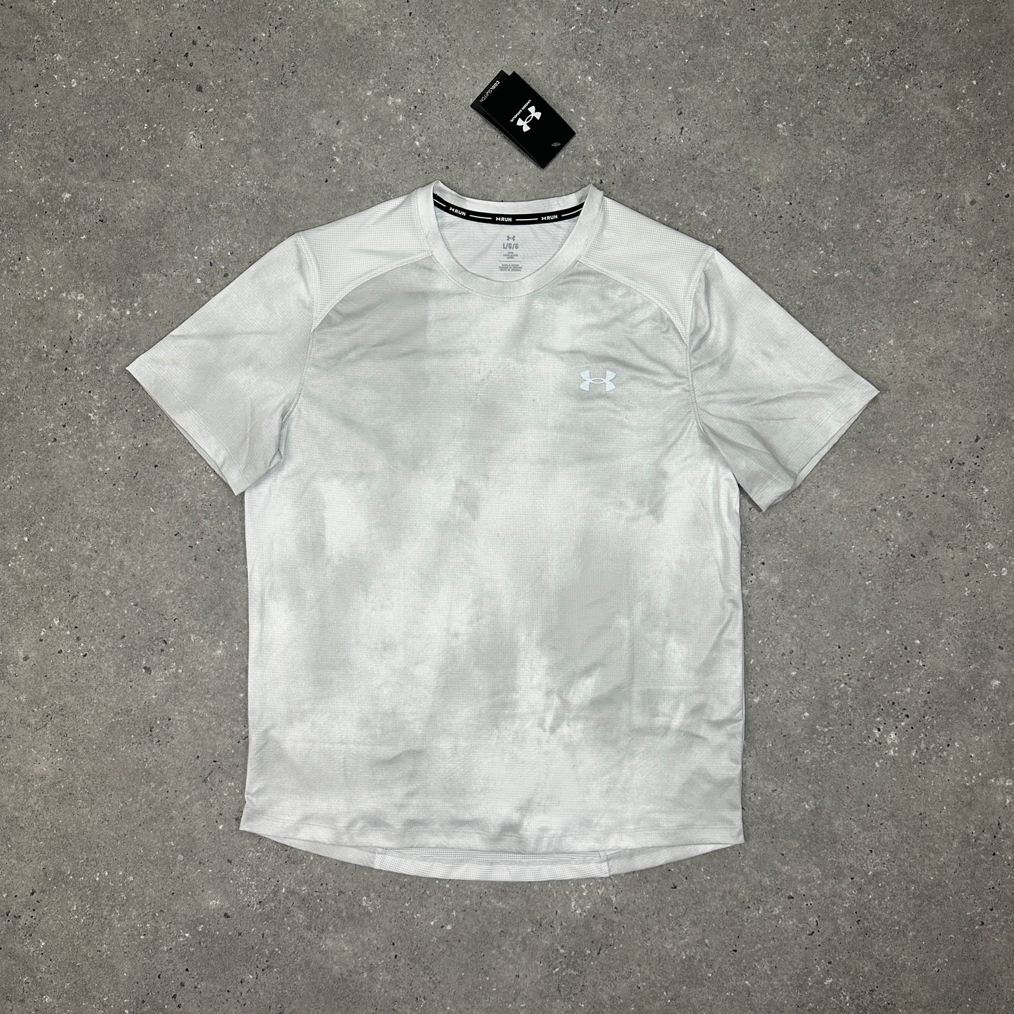 Under Armour White Smoke Coolswitch T-Shirt