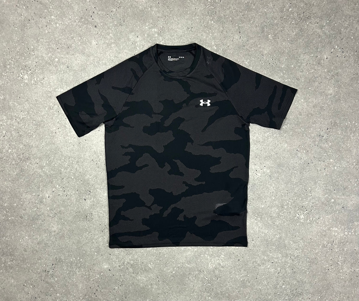 Under Armour Velocity Jacquared T- Shirt Camo Black