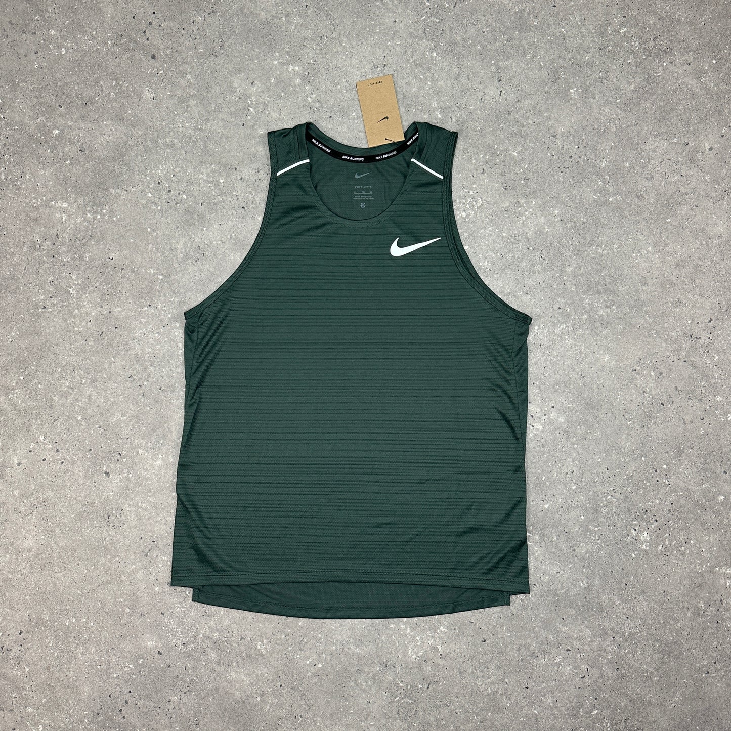 Nike Vintage Green 1.0 Miler Vest Set
