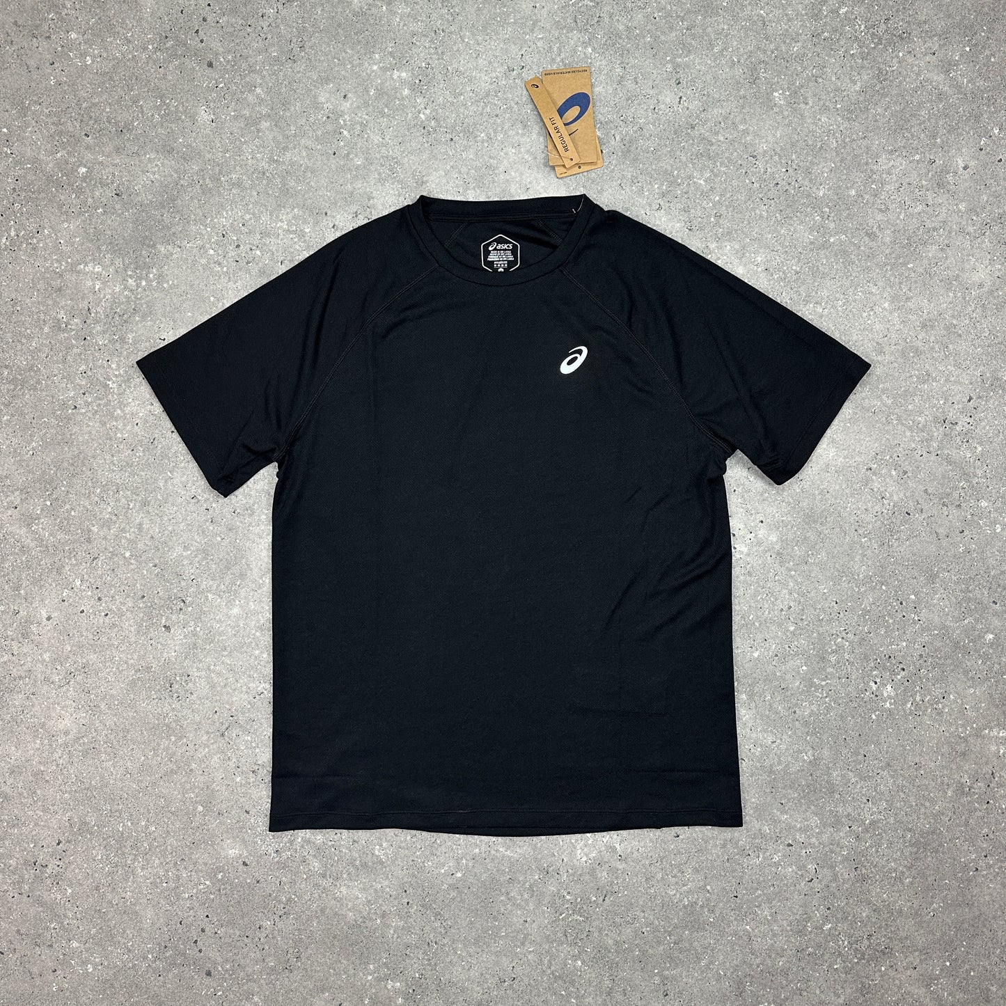 Asics Black Run T-Shirt