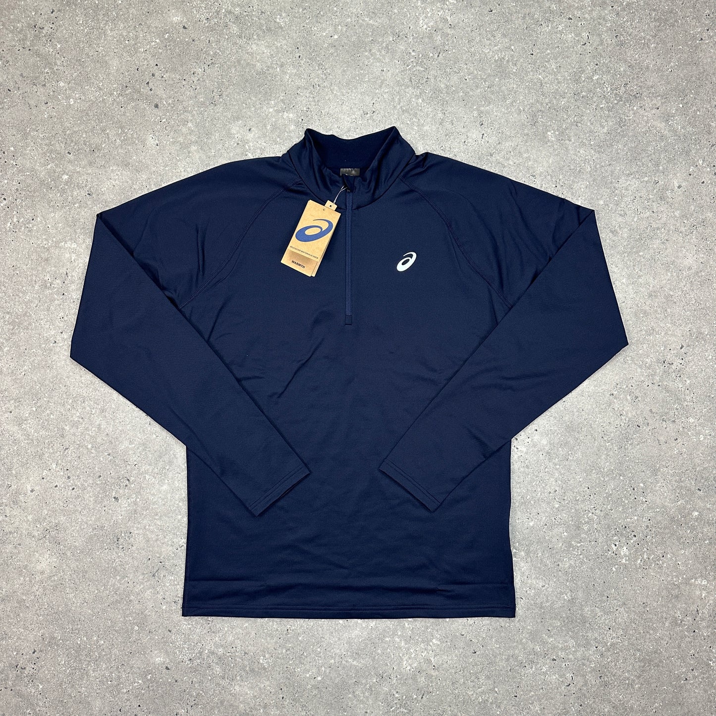 Asics Midnight Navy 1/4 Zip Set