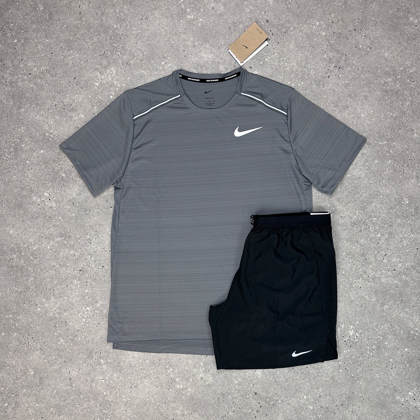Nike Grey 1.0 Miler Set