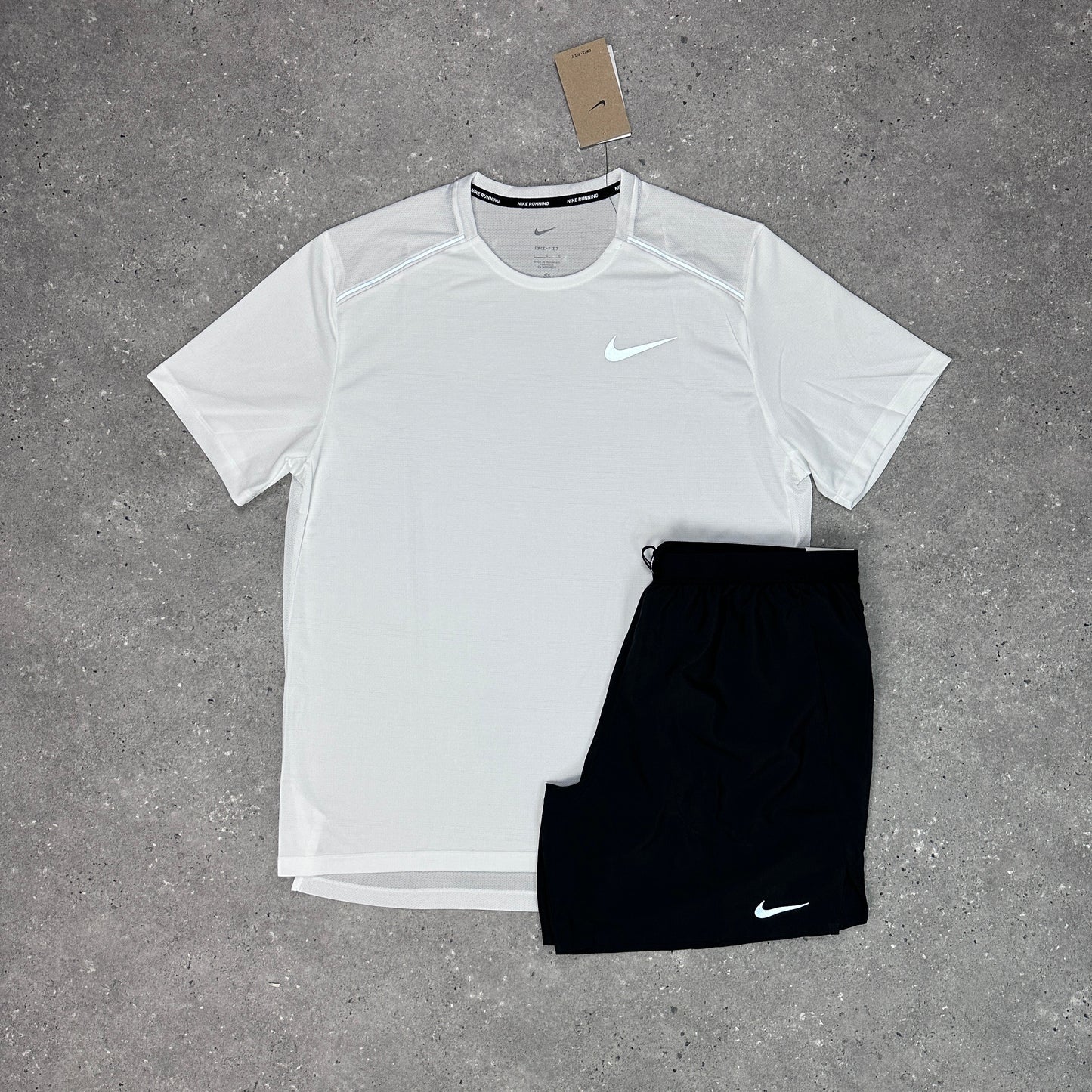Nike White 1.0 Miler Set