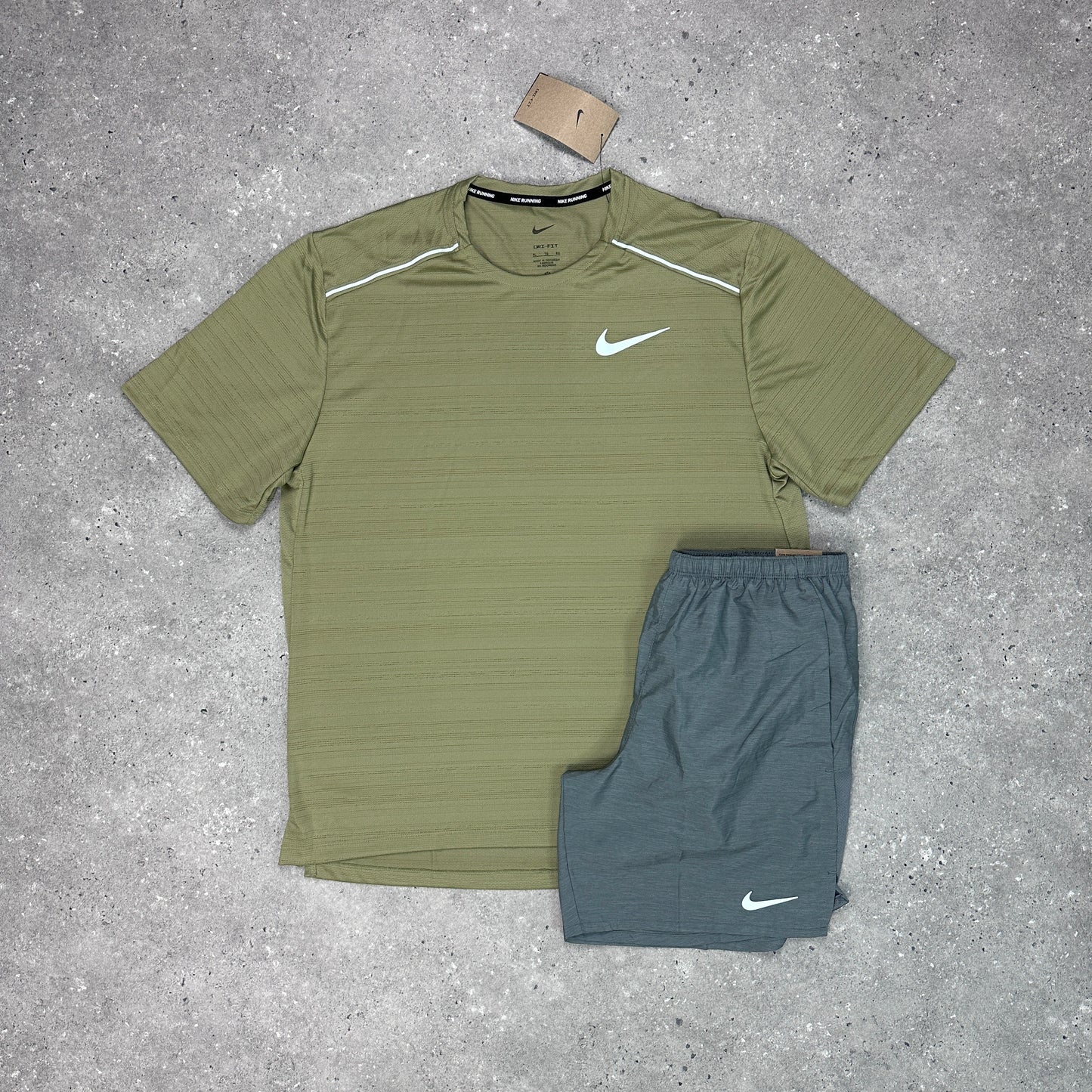 Nike Neutral Olive 1.0 Miler Set