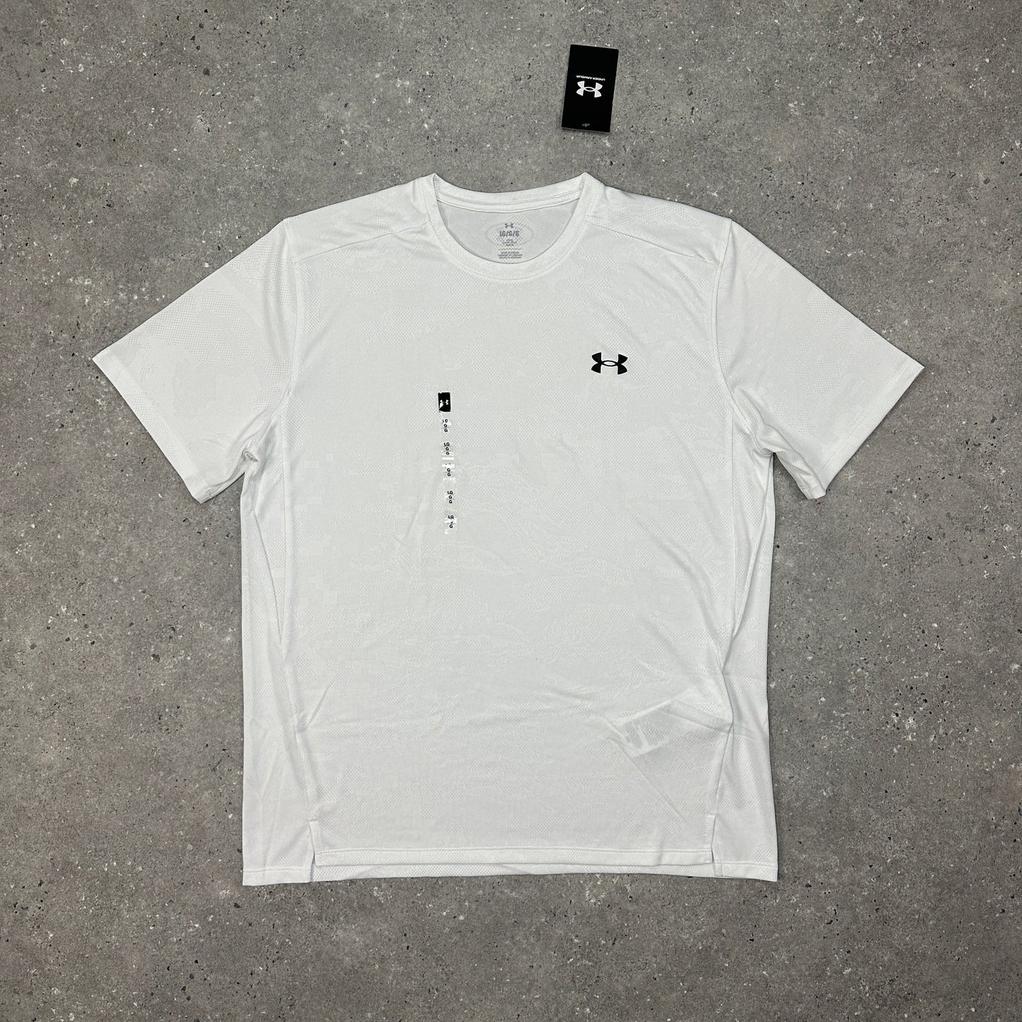 Under Armour White Jacquard T Shirt