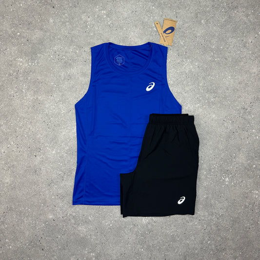 Asics Royal Blue Vest Set