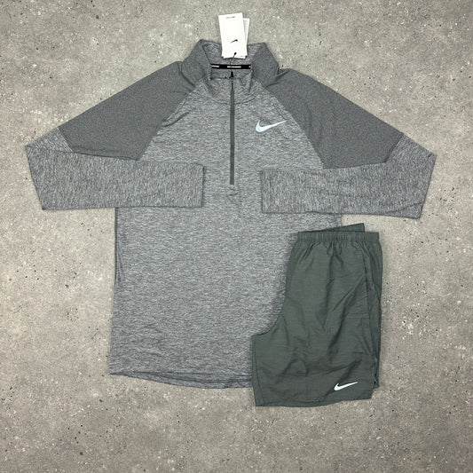 Nike Grey 1/4 Zip Set