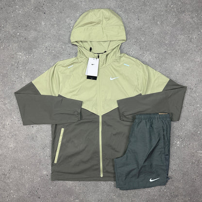 Nike Olive Aura Windrunner Set
