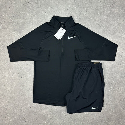 Nike Black 1/4 Zip Set