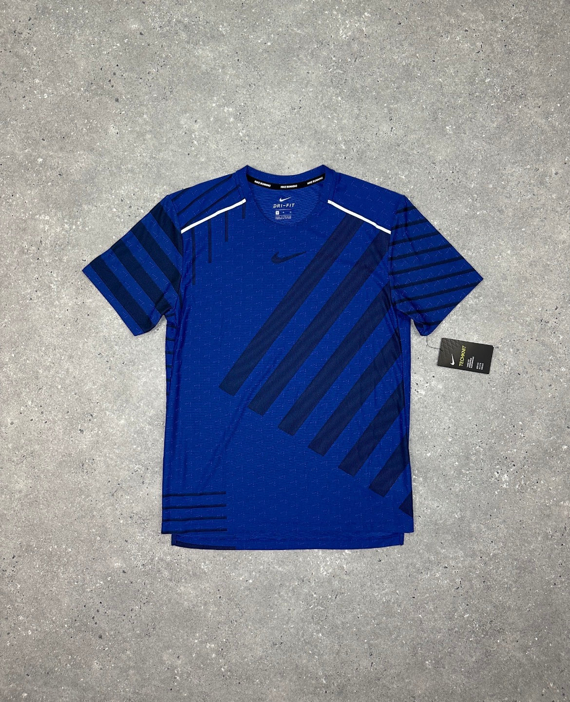 Nike TechKnit Ultra Miler T-Shirt Royal Blue