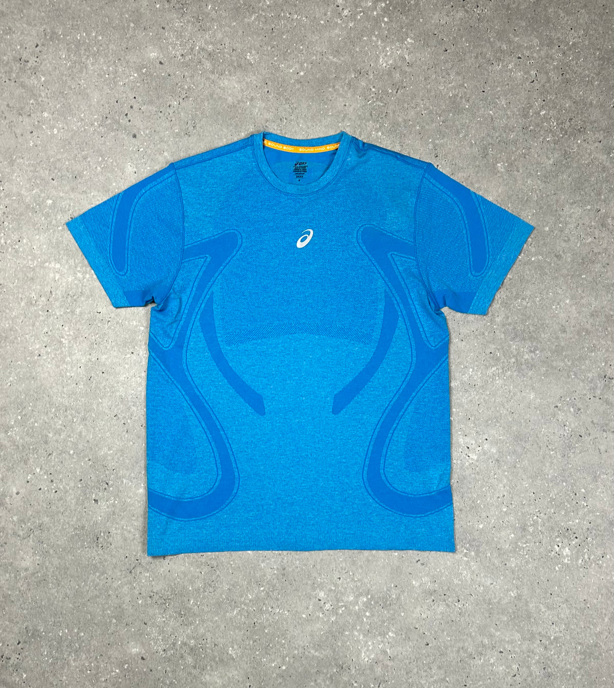 ASIC Road Seamless SS T-Shirt Aegean Blue