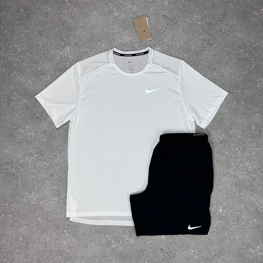 Nike White 1.0 Miler Set