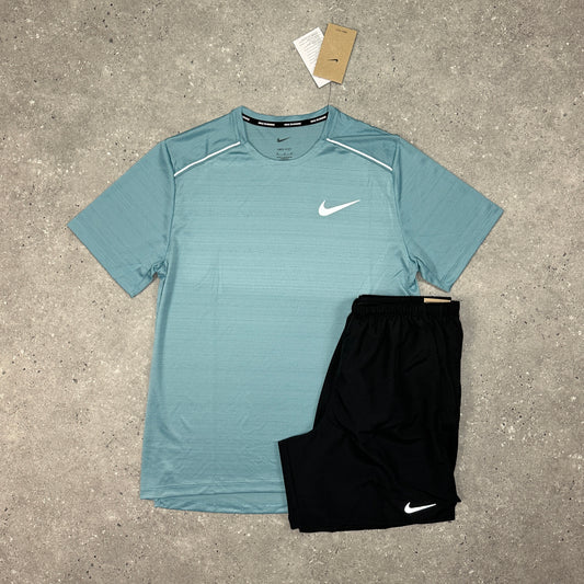 Nike Denim Turquoise 1.0 Miler Set