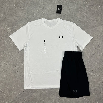 Under Armour White Jacquard Set