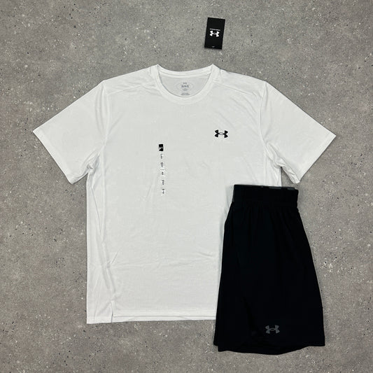 Under Armour White Jacquard Set