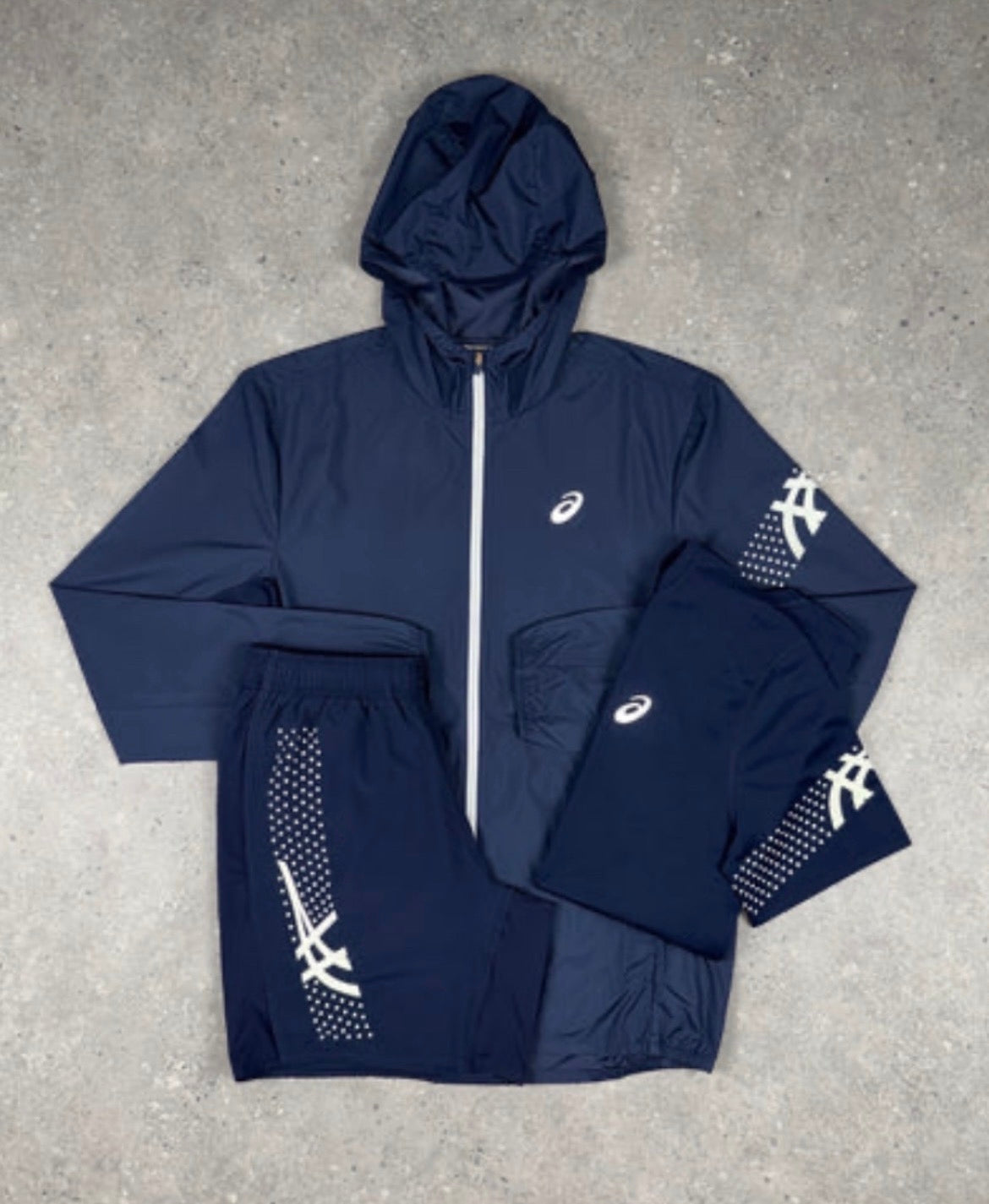 Navy Icon 3 Piece Set With 5” Shorts