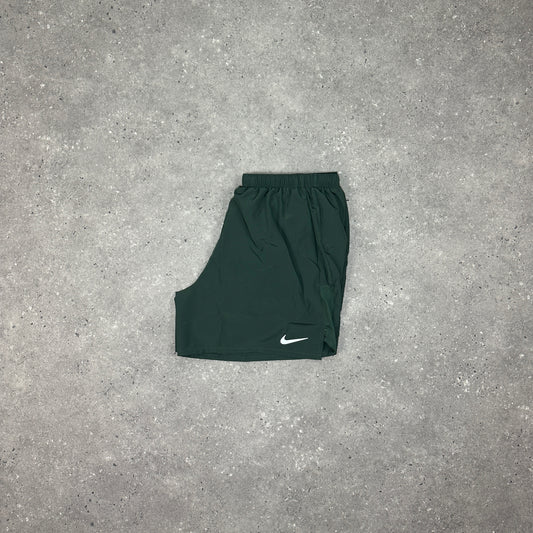 Nike Vintage Green 5 Inch Challenger Shorts