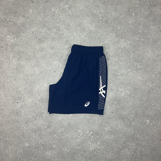 Asics Navy Cream Seamless Shorts