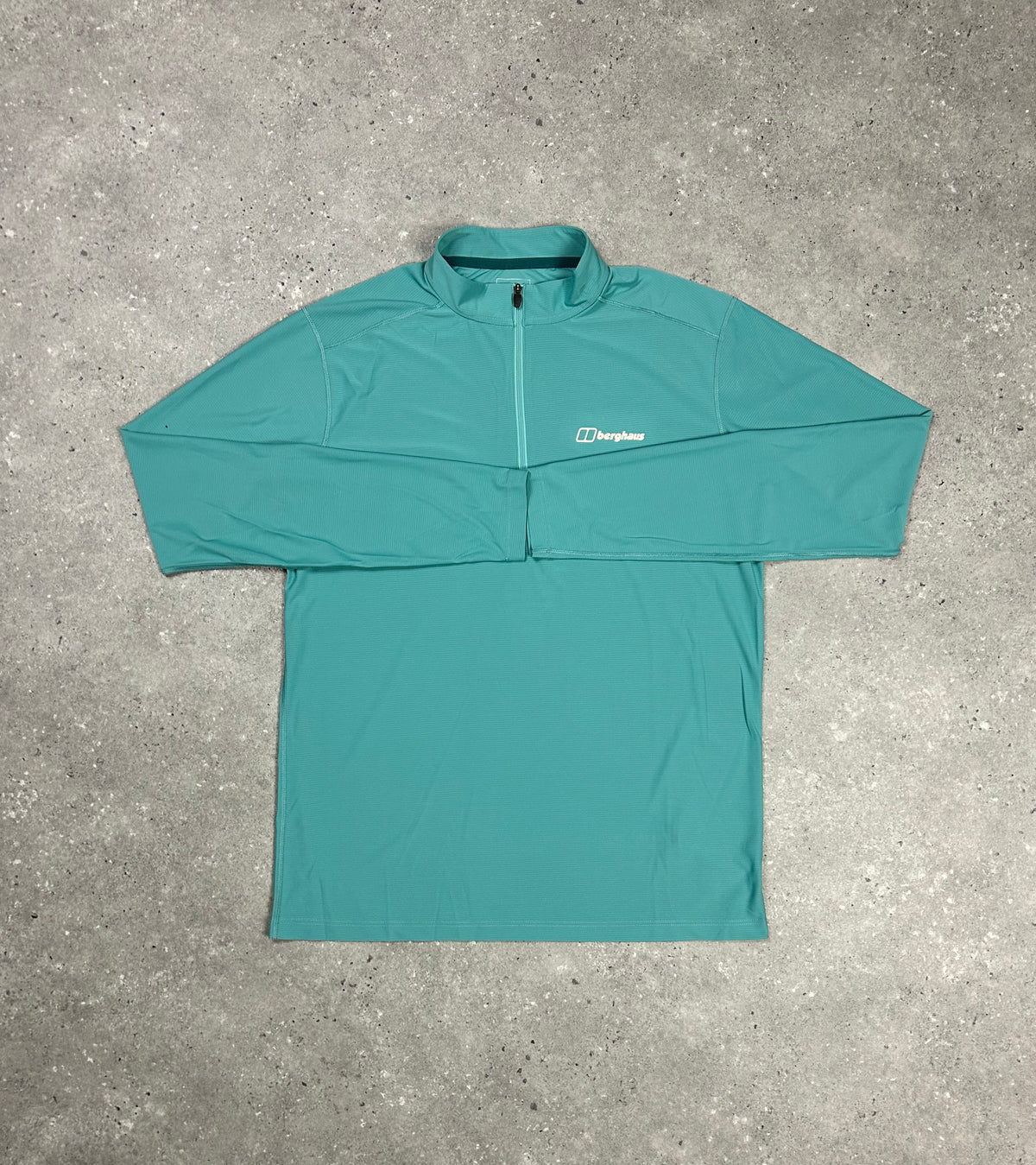 Berghaus Turqoise Quarter Zip Tracksuit With Berghaus Technical Walking Trousers