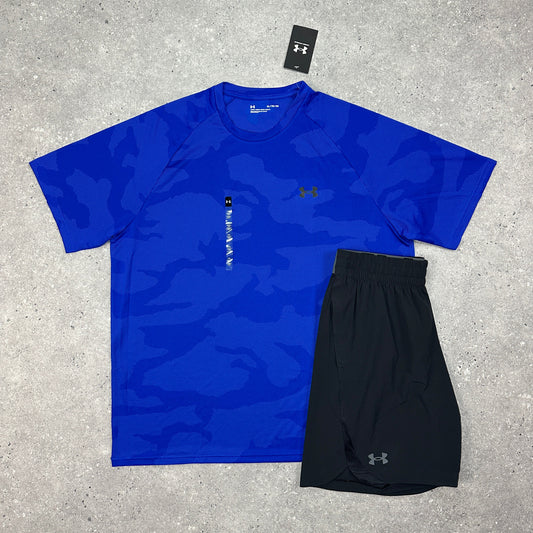 Under Armour Royal Blue Camo Set