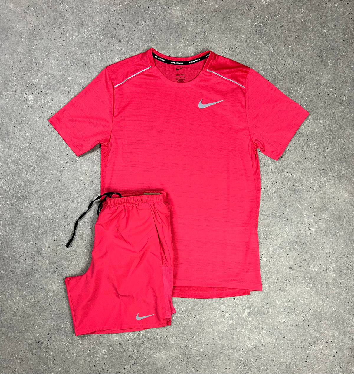 Nike Miler 1.0 Aster Pink Set With Aster Pink Challenger Short