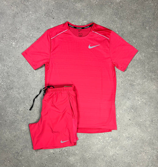 Nike Miler 1.0 Aster Pink Set With Aster Pink Challenger Short