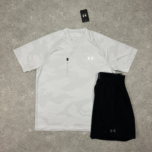 Under Armour Grey Camo Set