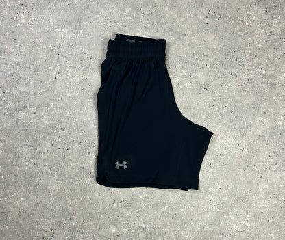 Under Armour Tech Textured T Shirt Set With Under Armour Black 2.0 Woven Shorts