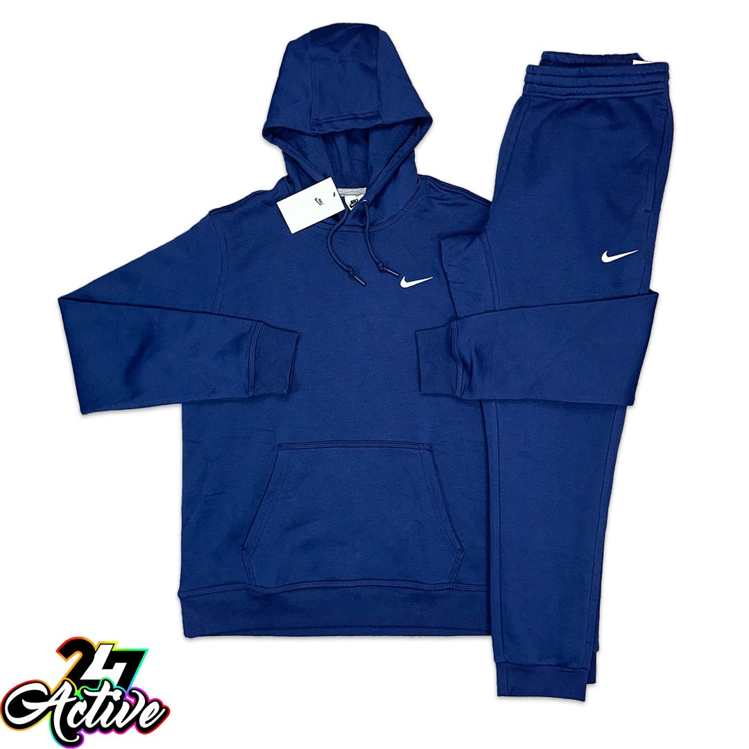 Nike Navy Club Tracksuit