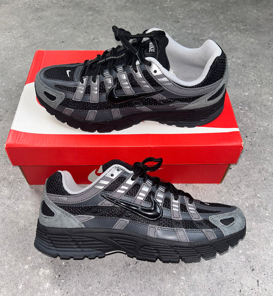Nike P6000 Trainers Anthracite Black Chrome Metallic