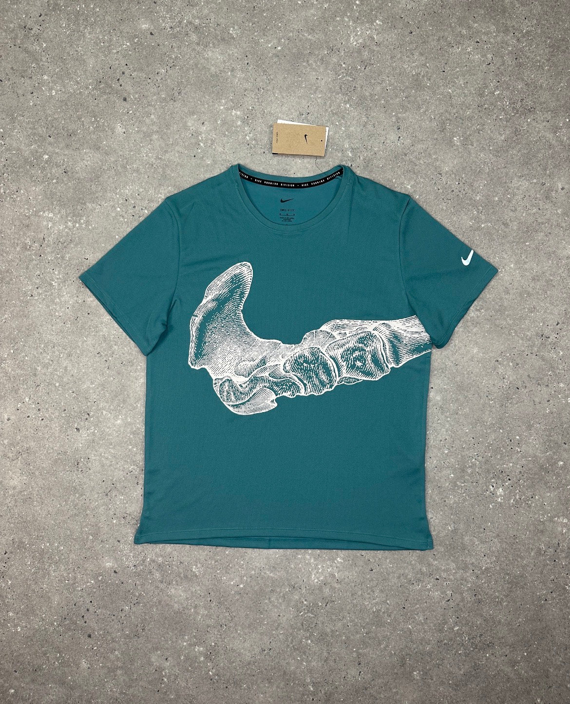 Nike Dri- Fit Run Divison Mineral  Teal UV T shirt