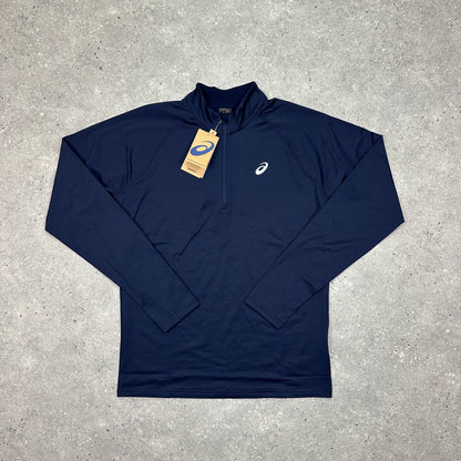 Asics Midnight Navy 1/4 Zip Set