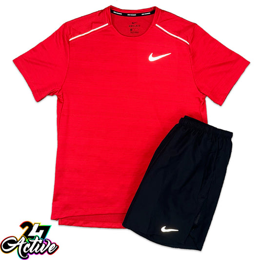 Nike ' Crimson Red ' Miler 1.0 Set