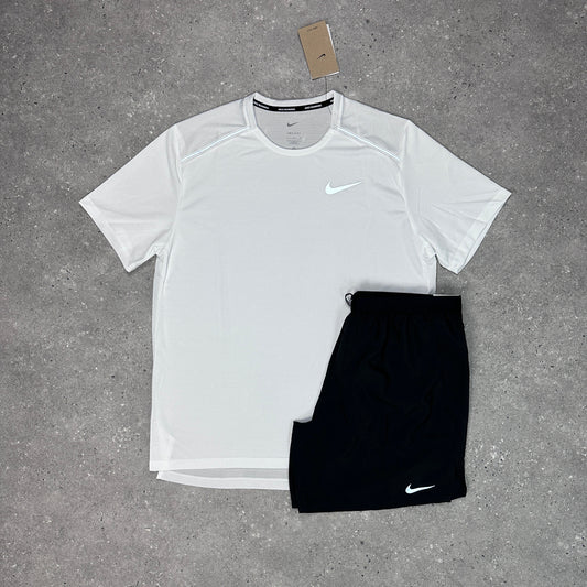 Nike White 1.0 Miler Set