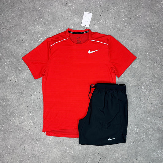 Nike Crimson Red 1.0 Miler Set