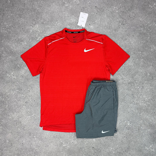 Nike Crimson Red 1.0 Miler Set
