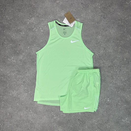 Nike Vapour Green Miler 1.0 Vest Set