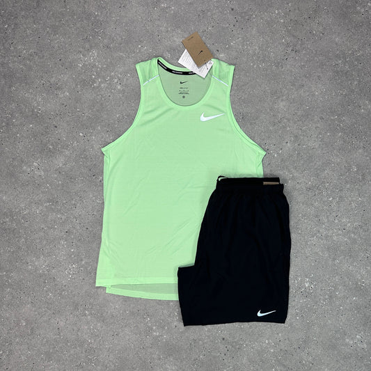 Nike Vapour Green Miler 1.0 Vest Set