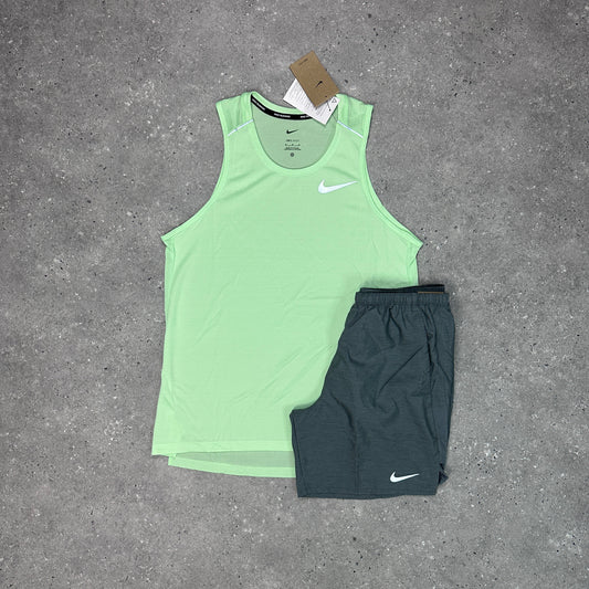 Nike Vapour Green 1.0 Miler Vest Set