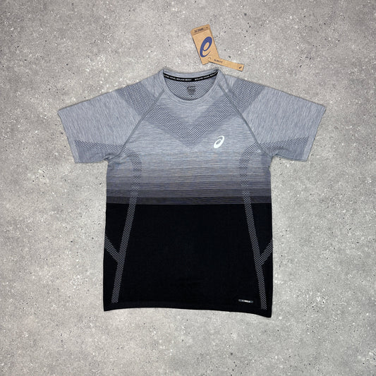 Asics Black Grey Seamless T-Shirt