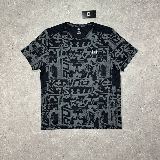 Under Armour Black Launch Print T Shirt