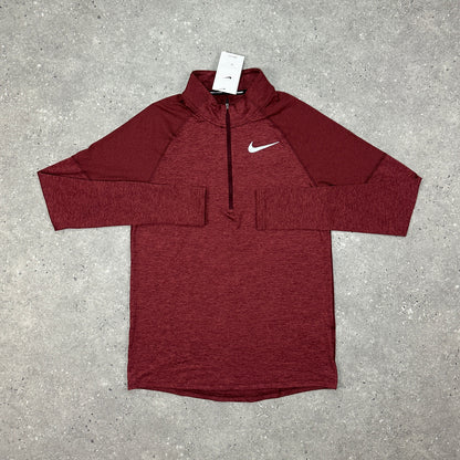 Nike Maroon 1/4 Zip Set