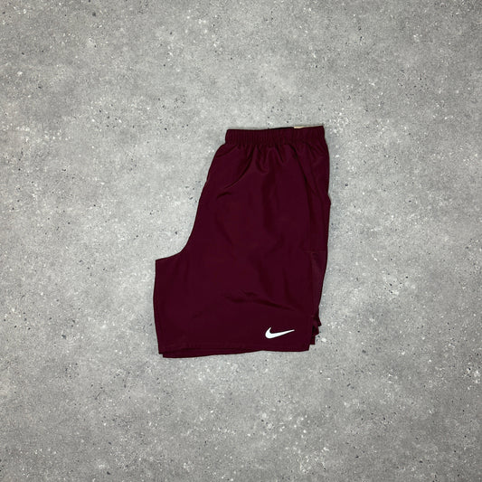 Nike Maroon 7 Inch Challenger Shorts
