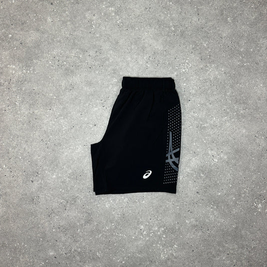 Asics Black Grey Seamless Shorts