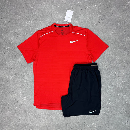Nike Crimson Red 1.0 Miler Set