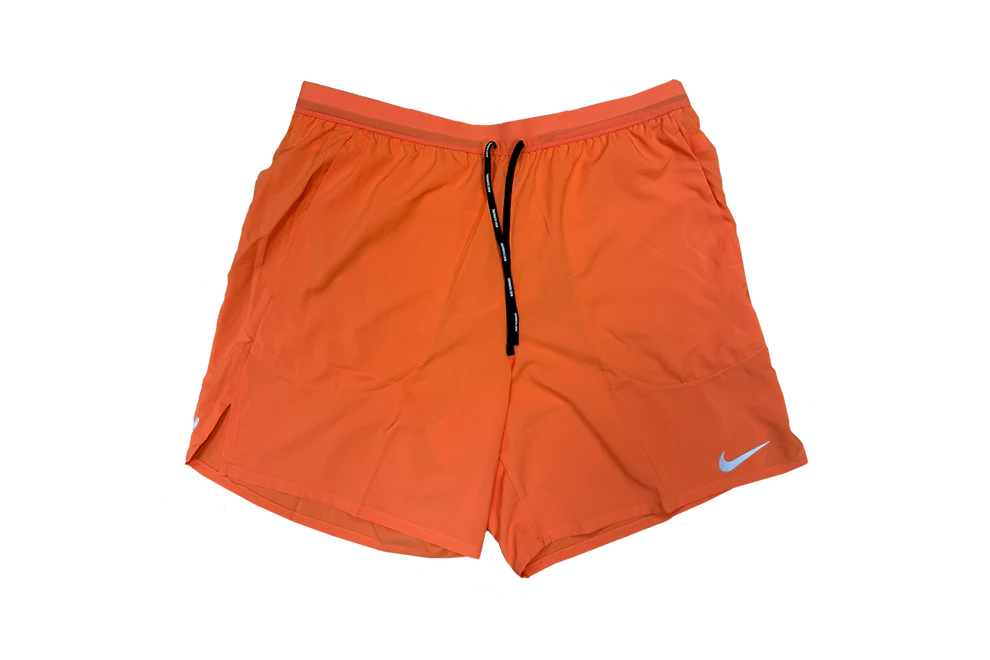 Nike Orange Flex Stride 7 Inch Shorts